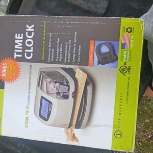 Atomic Time Clock - Gray